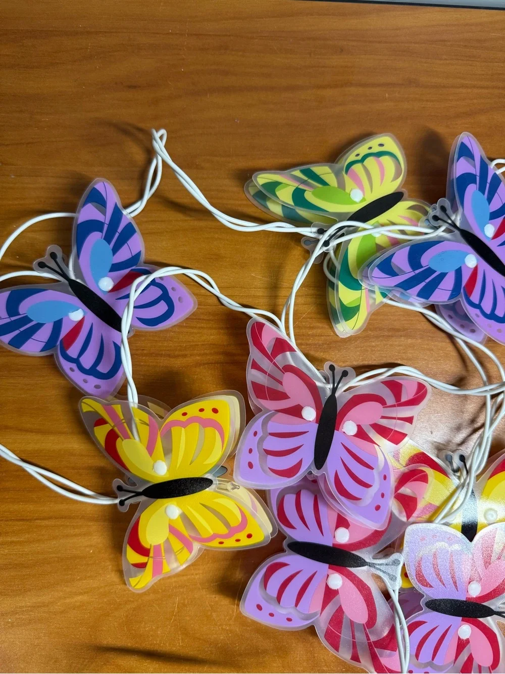 Bundle of 5 Vintage Novelty String Lights Holiday Spring Christmas V-Day